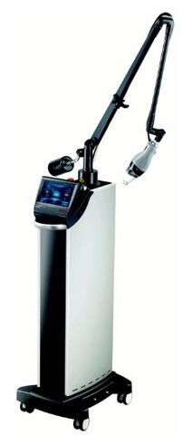 Hot laser for face rejuvenation