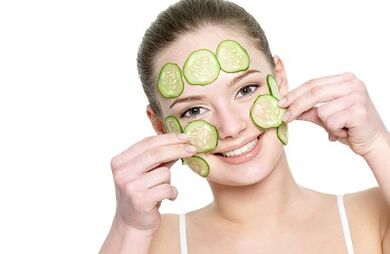 Cucumber mask